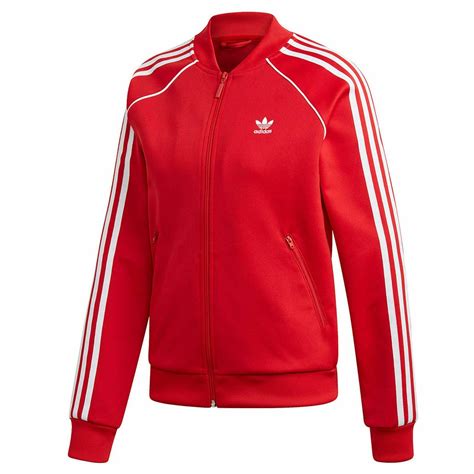 adidas superstar jacke damen rot|Rote Adidas Superstar online .